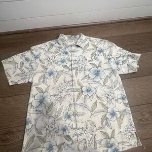 Floral Print Men's Shirt